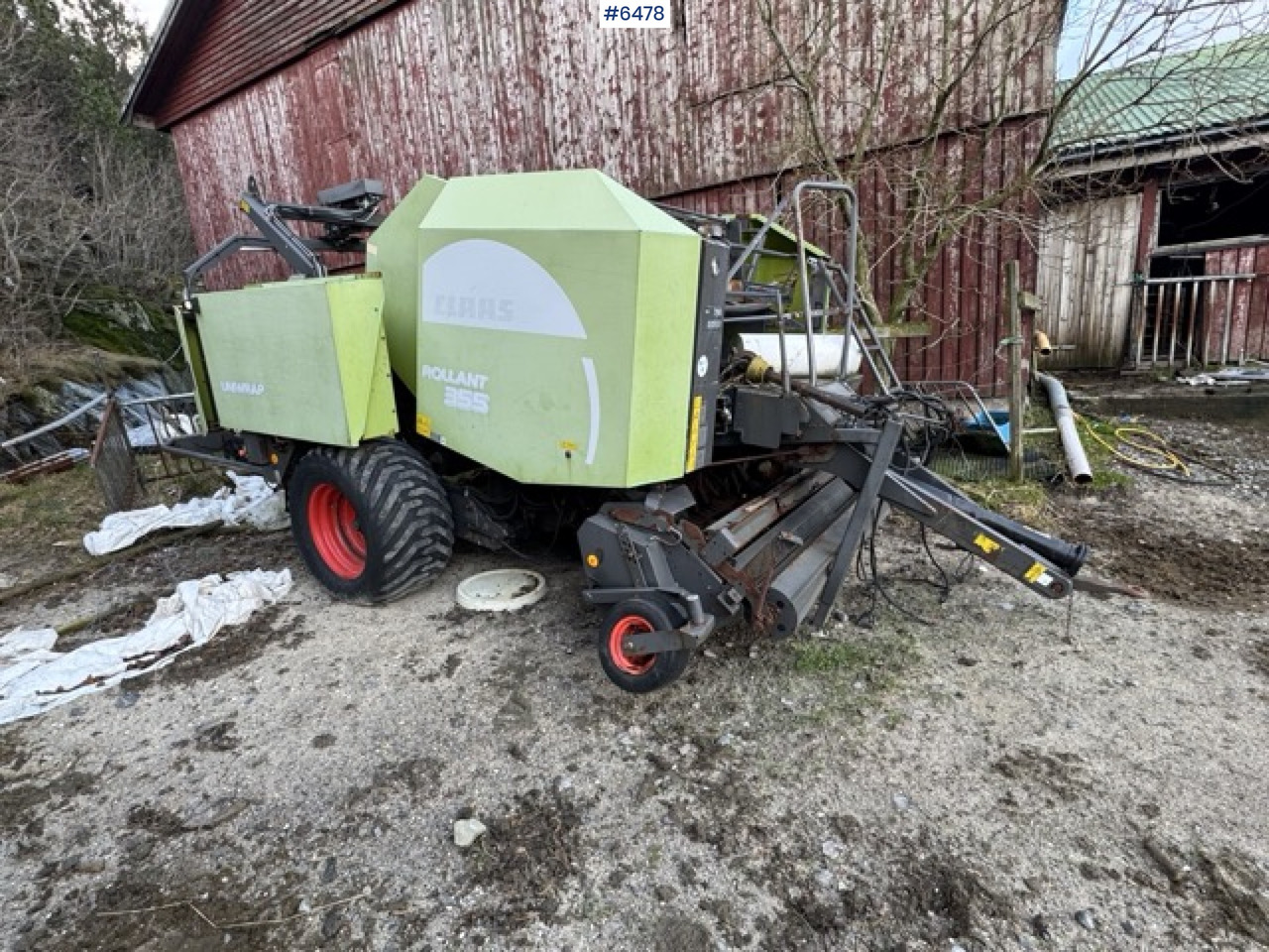 Claas Rollant 255 Uniwrap – 2010 model Condition: Repair project / for parts - 건초 및 목초 장비 : 사진 2 Claas Rollant 255 Uniwrap – 2010 model Condition: Repair project / for parts - 건초 및 목초 장비 : 사진 2