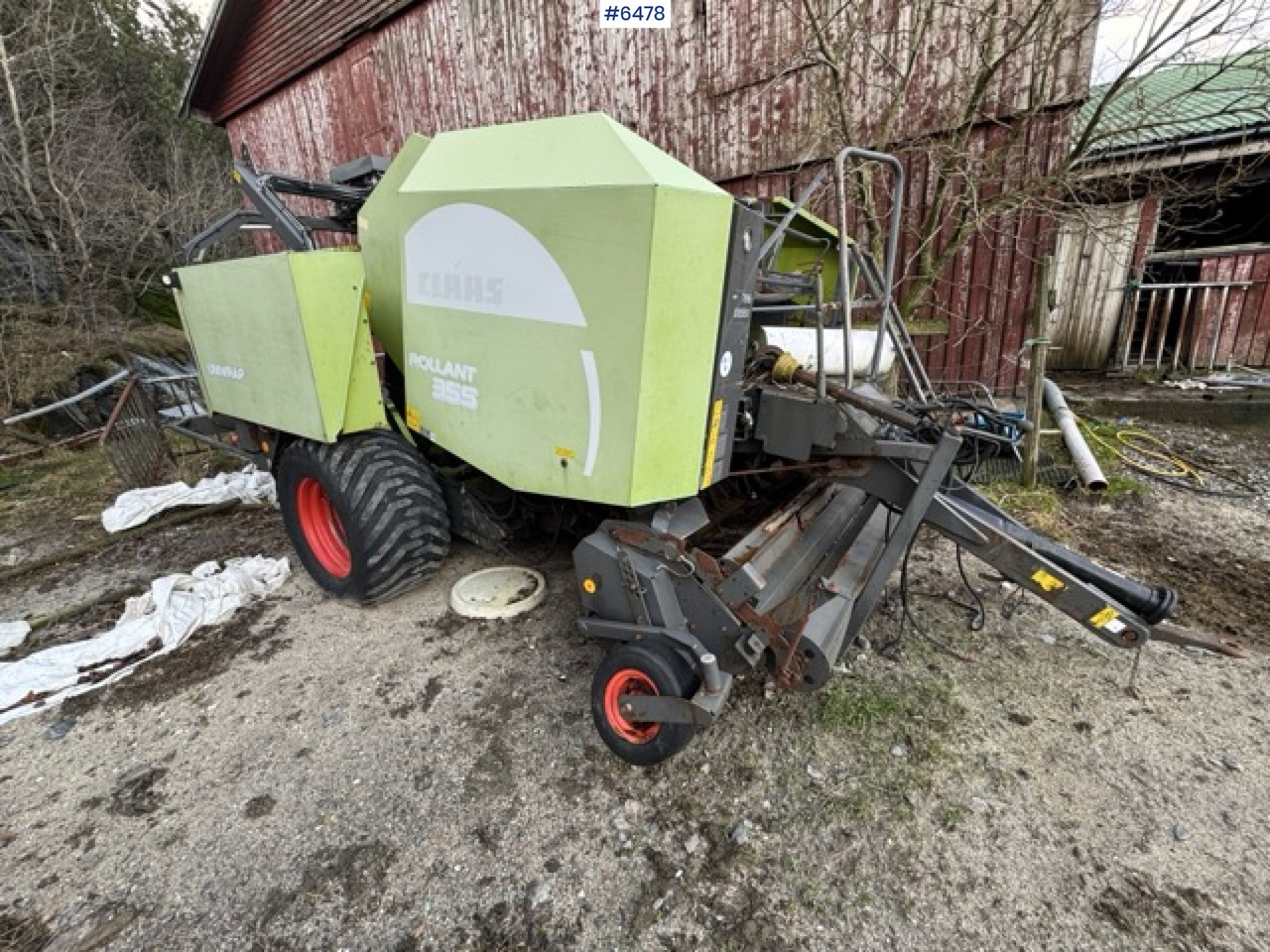 Claas Rollant 255 Uniwrap – 2010 model Condition: Repair project / for parts - 건초 및 목초 장비 : 사진 3 Claas Rollant 255 Uniwrap – 2010 model Condition: Repair project / for parts - 건초 및 목초 장비 : 사진 3