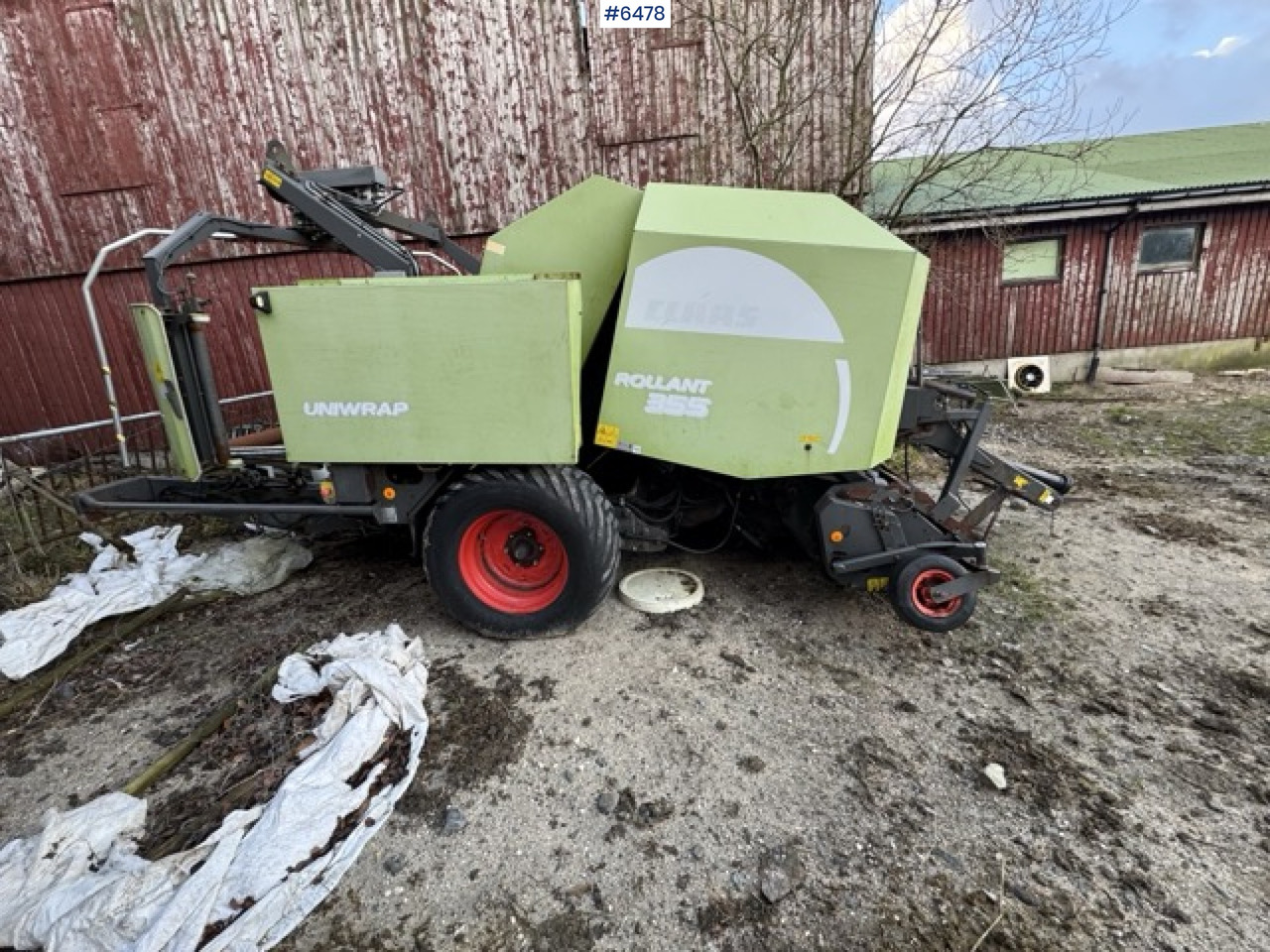 Claas Rollant 255 Uniwrap – 2010 model Condition: Repair project / for parts - 건초 및 목초 장비 : 사진 1 Claas Rollant 255 Uniwrap – 2010 model Condition: Repair project / for parts - 건초 및 목초 장비 : 사진 1