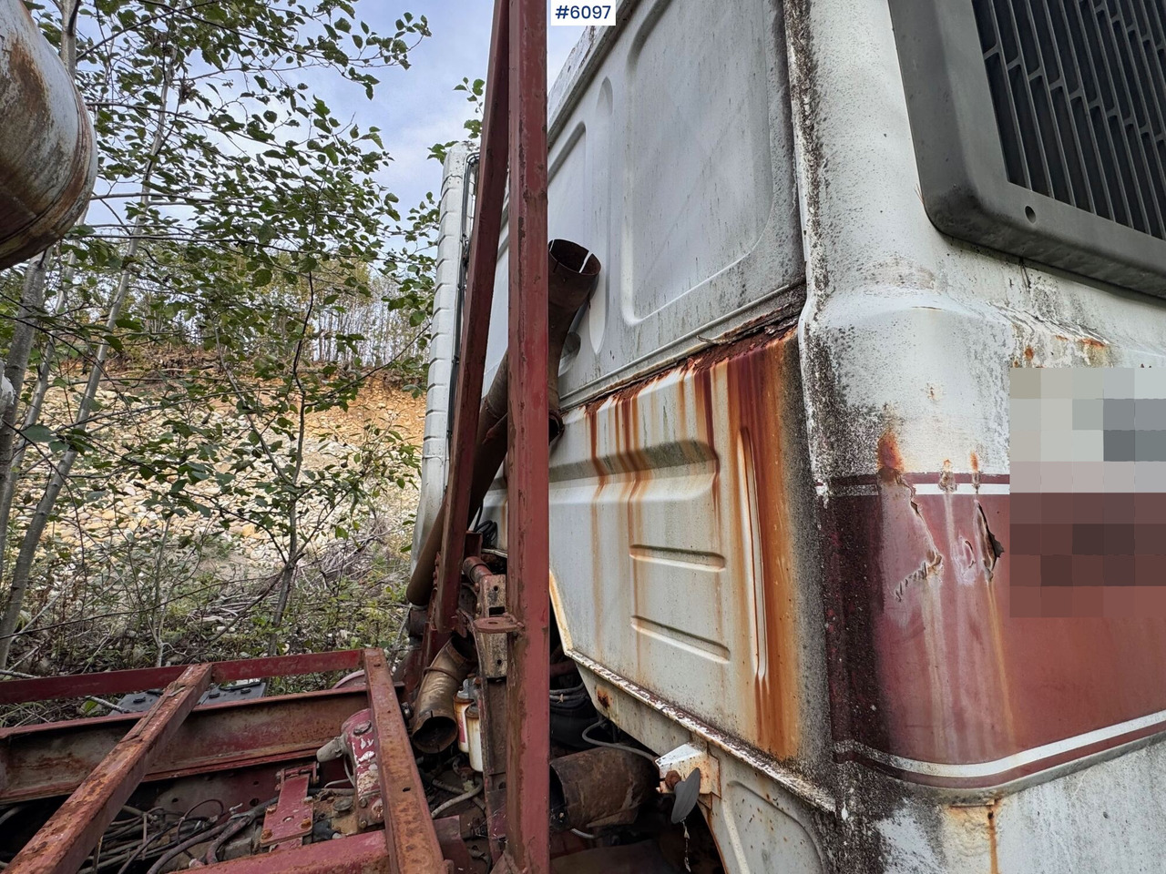 콘크리트 믹서 트럭 Iveco 256 M 19 FL (Magirus-Deutz) concrete truck. Partially a repair project. : 사진 11