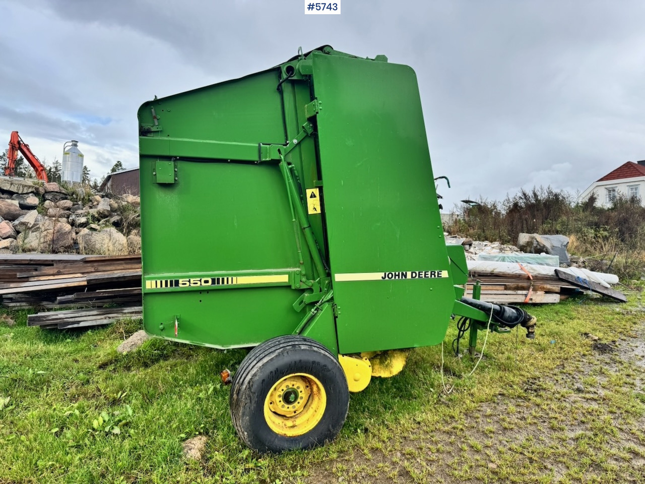 John Deere 550 Round Baler. - 건초 및 목초 장비 : 사진 5 John Deere 550 Round Baler. - 건초 및 목초 장비 : 사진 5