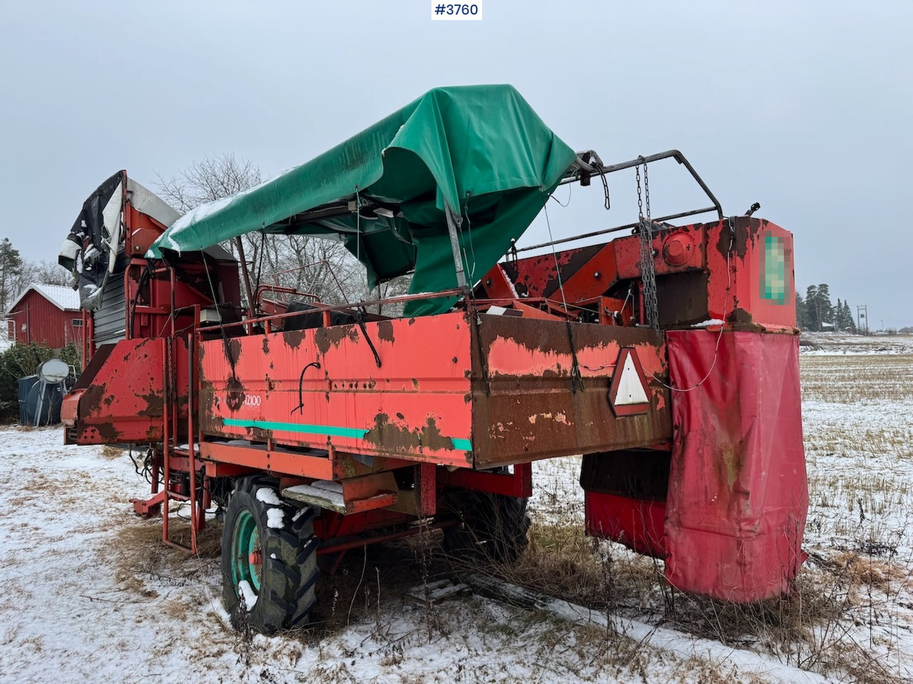 Kverneland N2100 Potetopptaker with Kverneland desmantling machine. - 감자 수확기 : 사진 4 Kverneland N2100 Potetopptaker with Kverneland desmantling machine. - 감자 수확기 : 사진 4
