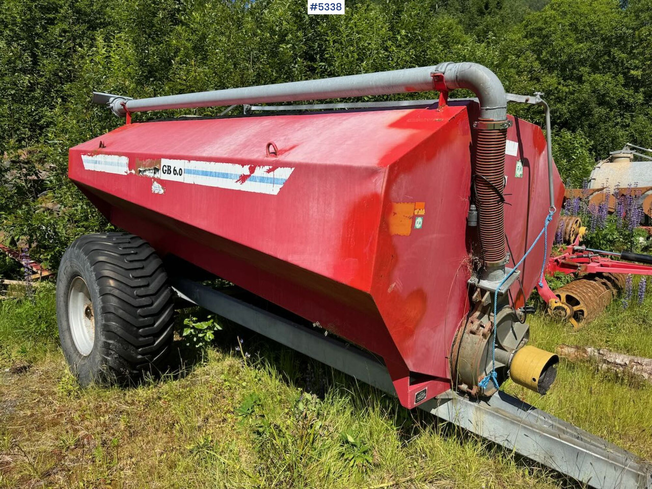 Moi GB 6.0 Fertilizer wagon - 비료 스프레더 : 사진 3 Moi GB 6.0 Fertilizer wagon - 비료 스프레더 : 사진 3