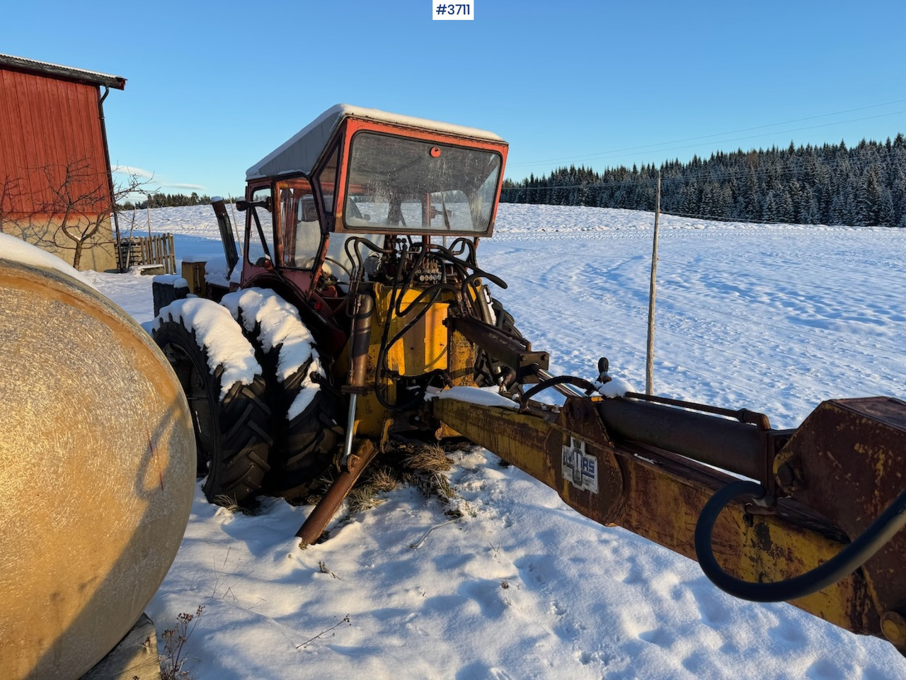 장궤형 트랙터 Nuffield 60 w/ Hymas Gravel Aggregate : 사진 6 장궤형 트랙터 Nuffield 60 w/ Hymas Gravel Aggregate : 사진 6