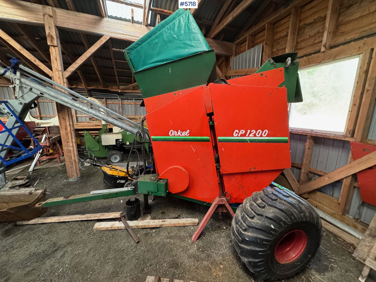 Orkel GP1200 Round Baler - 건초 및 목초 장비 : 사진 4 Orkel GP1200 Round Baler - 건초 및 목초 장비 : 사진 4