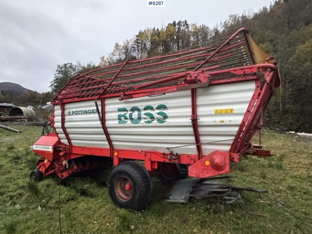 Pöttinger Boss Forage Wagon - 건초 및 목초 장비 : 사진 3 Pöttinger Boss Forage Wagon - 건초 및 목초 장비 : 사진 3