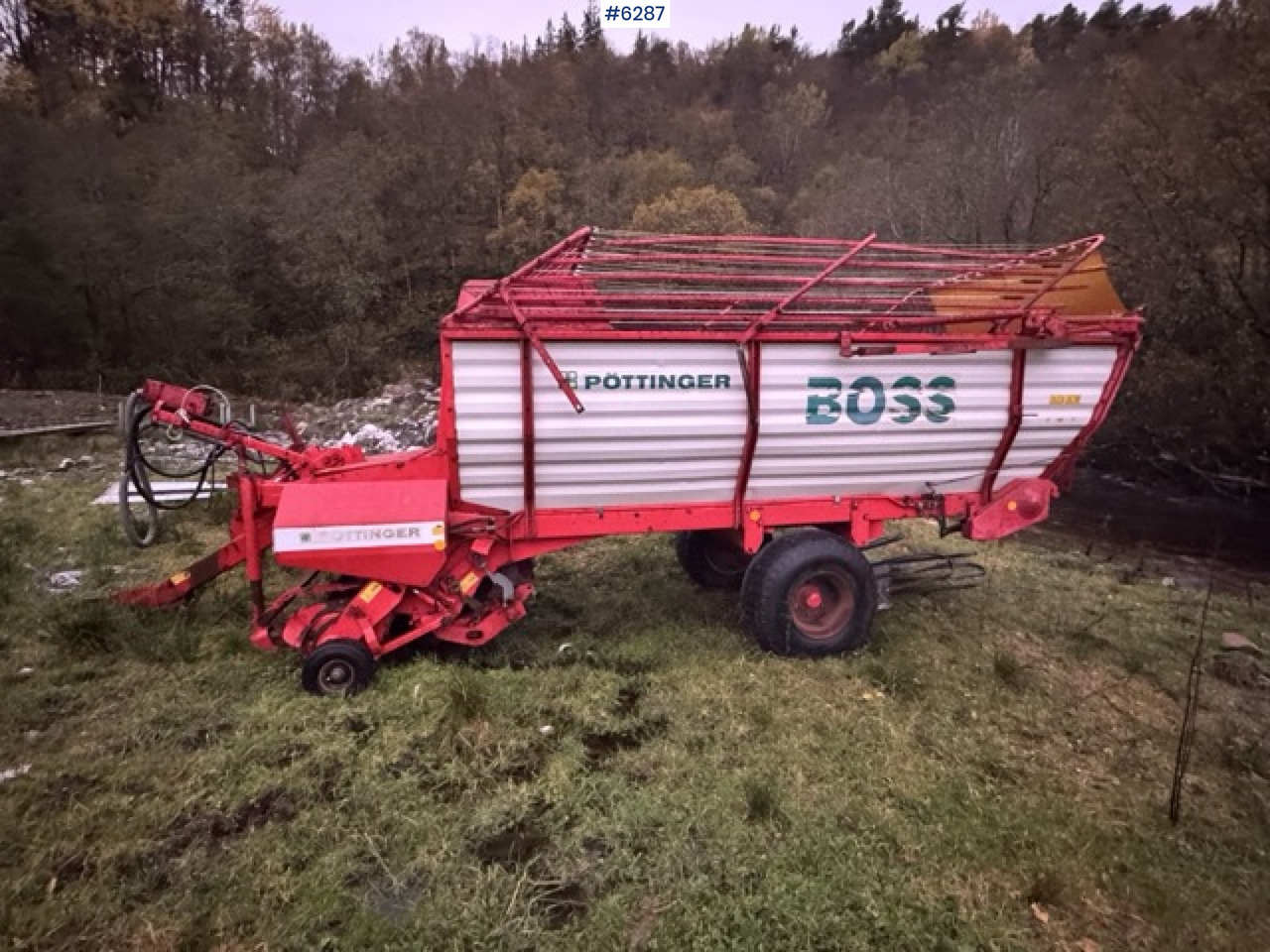 Pöttinger Boss Forage Wagon - 건초 및 목초 장비 : 사진 5 Pöttinger Boss Forage Wagon - 건초 및 목초 장비 : 사진 5