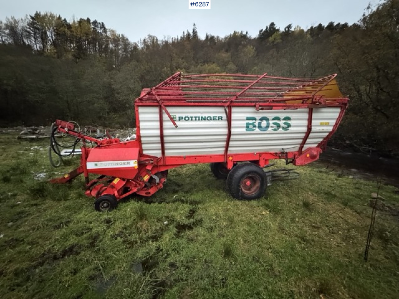 Pöttinger Boss Forage Wagon - 건초 및 목초 장비 : 사진 4 Pöttinger Boss Forage Wagon - 건초 및 목초 장비 : 사진 4