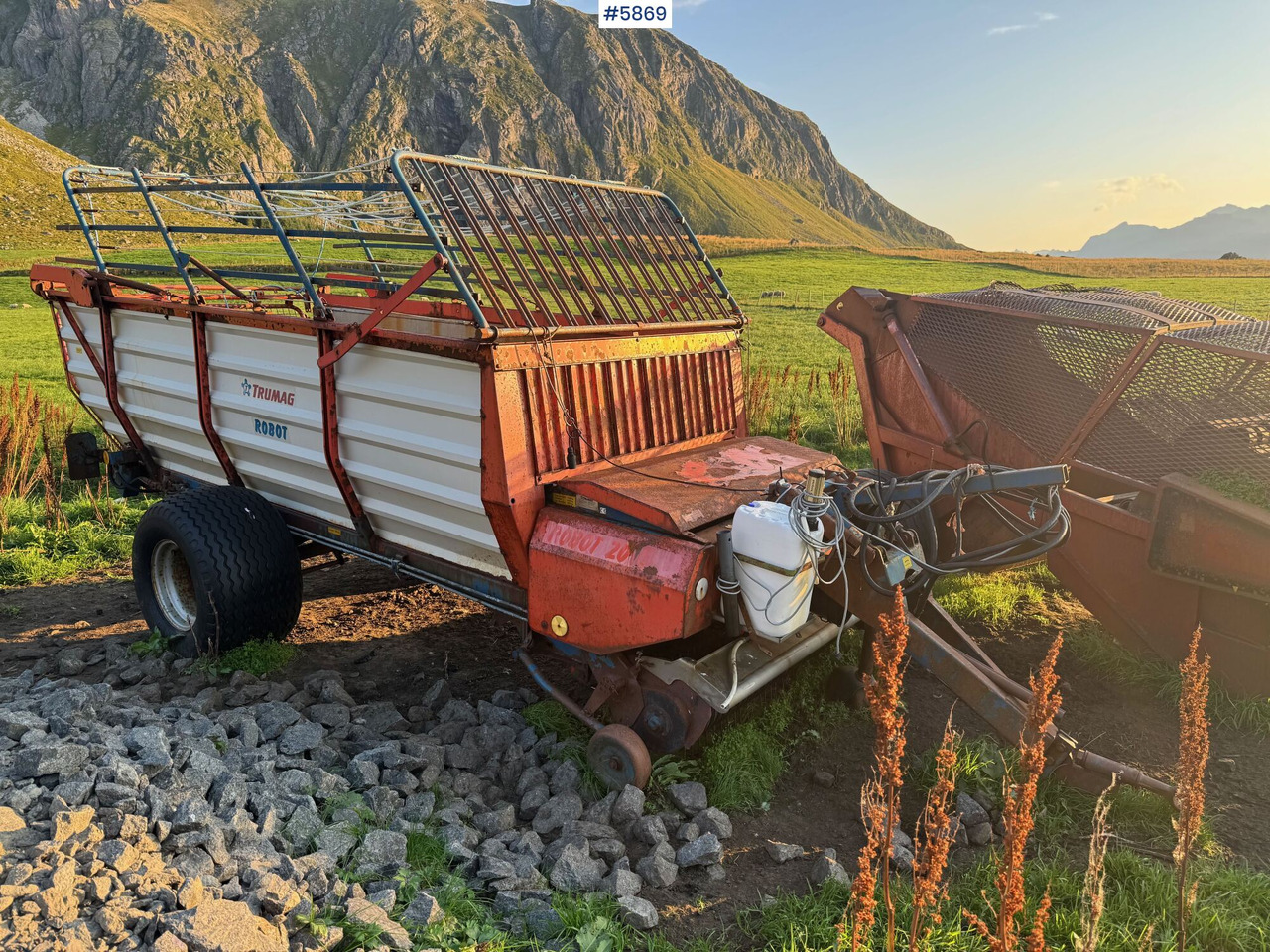 건초 및 목초 장비 Trumag robot 20 pickup wagon for cultivation : 사진 1