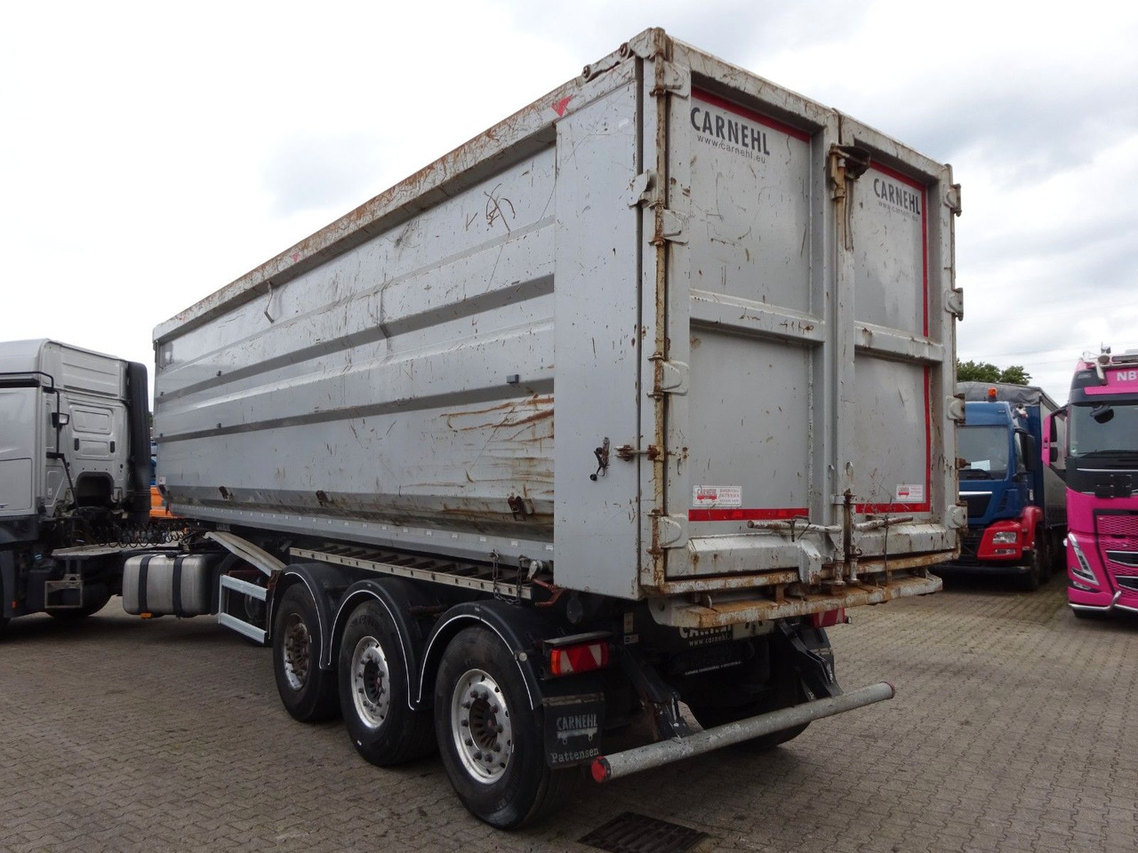 Carnehl Kipp Auflieger aus Stahl mit 3 Achsen - 덤프 세미 트레일러 : 사진 5 Carnehl Kipp Auflieger aus Stahl mit 3 Achsen - 덤프 세미 트레일러 : 사진 5
