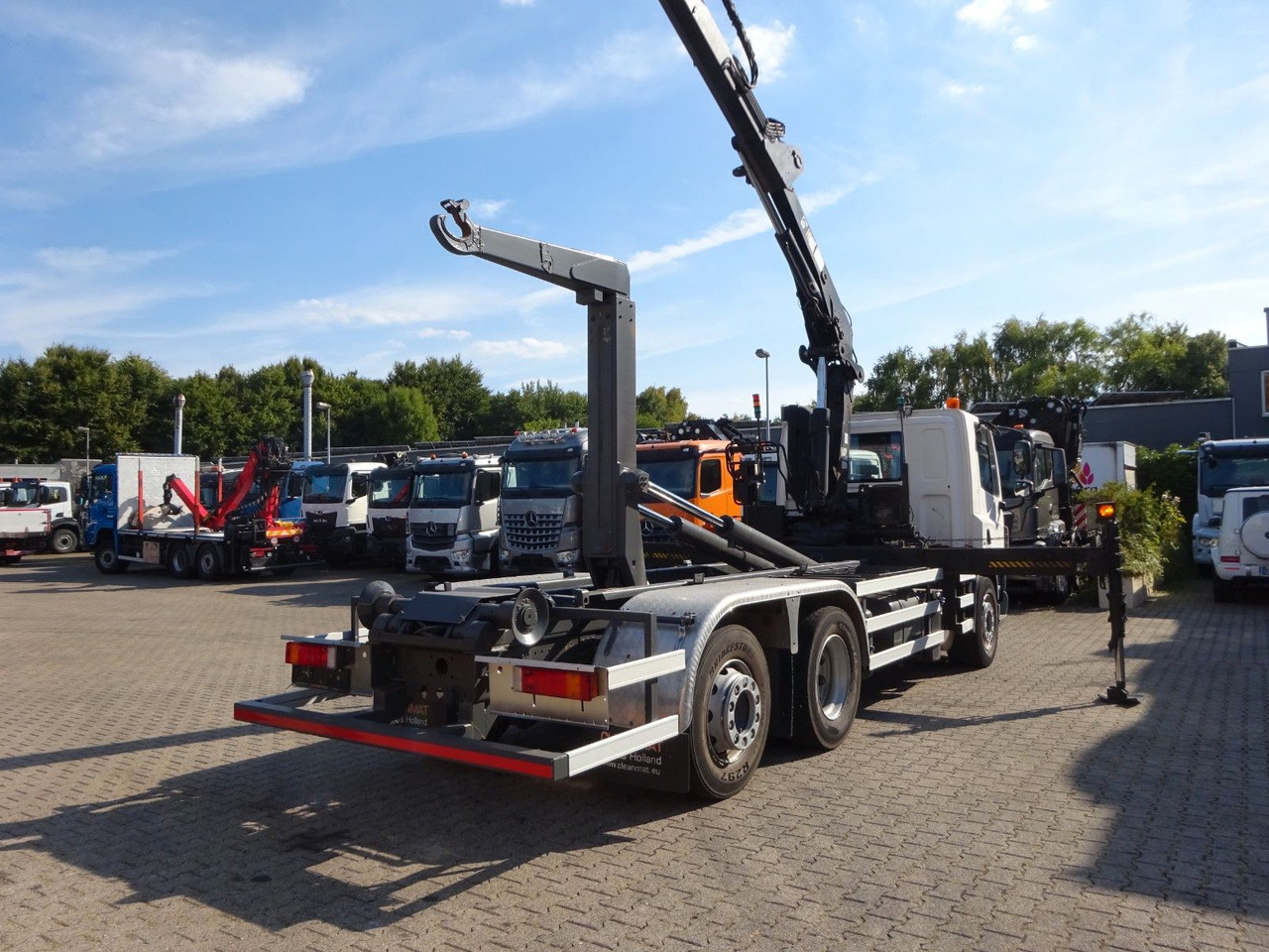 DAF 28-250 CF Abroller + HIA B195-3 Kran - 후크 리프트 트럭, 크레인 트럭 : 사진 5 DAF 28-250 CF Abroller + HIA B195-3 Kran - 후크 리프트 트럭, 크레인 트럭 : 사진 5