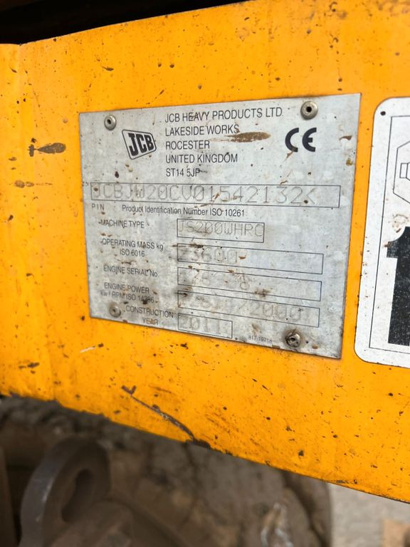 휠 굴삭기 JCB JS 200 W Umschlagbagger : 사진 6