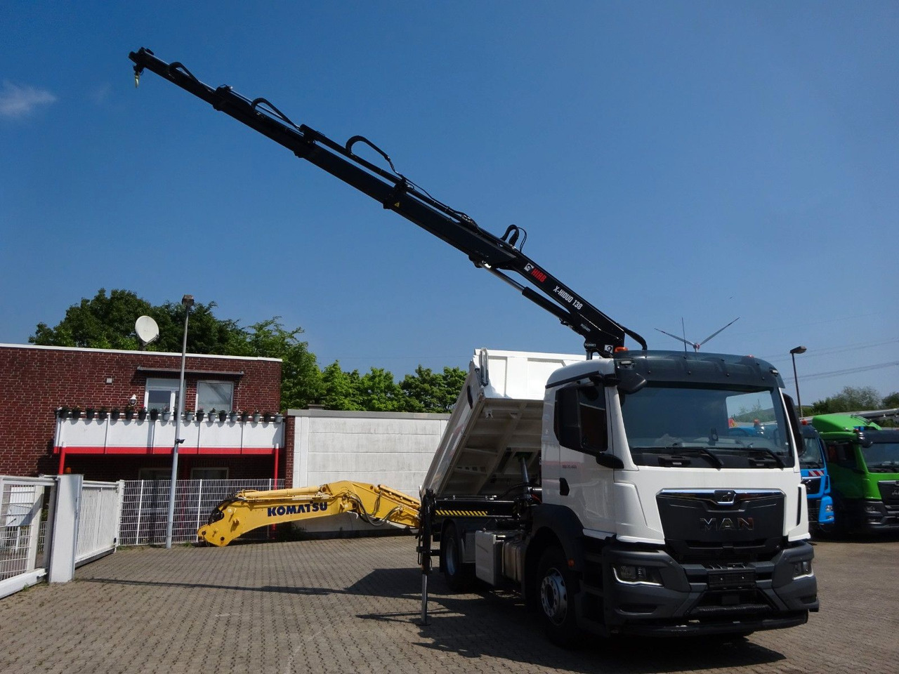MAN 22.400 TGS + HIAB X-HIDUO 138 Kran - 덤프트럭, 크레인 트럭 : 사진 3 MAN 22.400 TGS + HIAB X-HIDUO 138 Kran - 덤프트럭, 크레인 트럭 : 사진 3