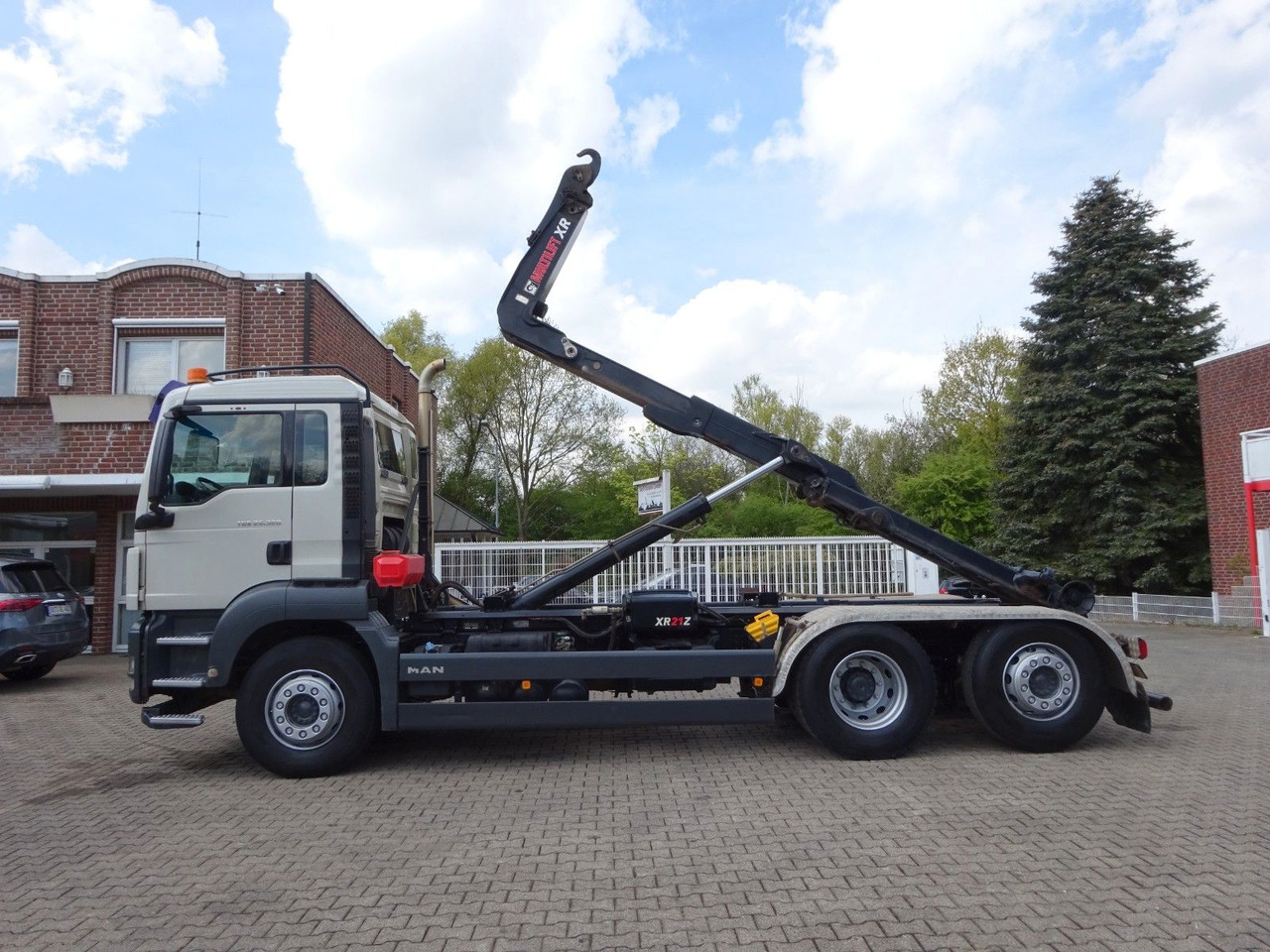 MAN 26.320 Multilift Abroller mit Lift+Lenkachse - 후크 리프트 트럭 : 사진 4 MAN 26.320 Multilift Abroller mit Lift+Lenkachse - 후크 리프트 트럭 : 사진 4