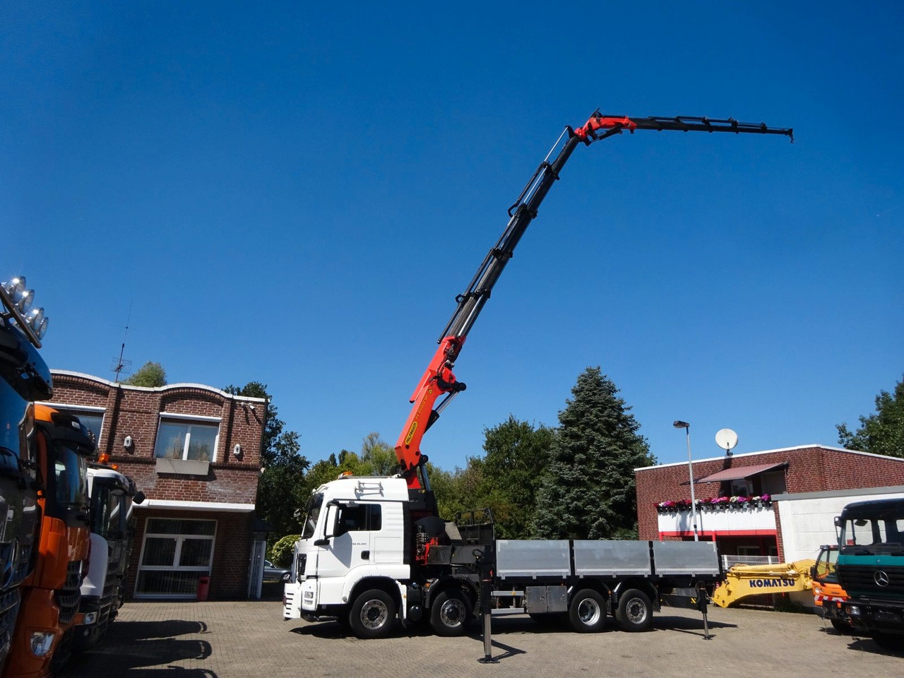 MAN 35.480 HYDRO TGS Pritsche + PK 65002 Kran 8x2-4 - 크레인 트럭 : 사진 3 MAN 35.480 HYDRO TGS Pritsche + PK 65002 Kran 8x2-4 - 크레인 트럭 : 사진 3