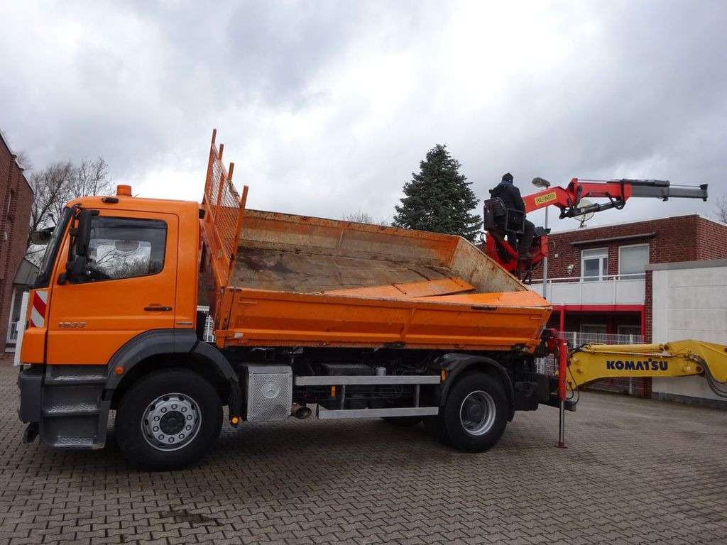 Mercedes-Benz 1833 Axor Kipper mit Kran Wechselsytem - 덤프트럭, 크레인 트럭 : 사진 5 Mercedes-Benz 1833 Axor Kipper mit Kran Wechselsytem - 덤프트럭, 크레인 트럭 : 사진 5