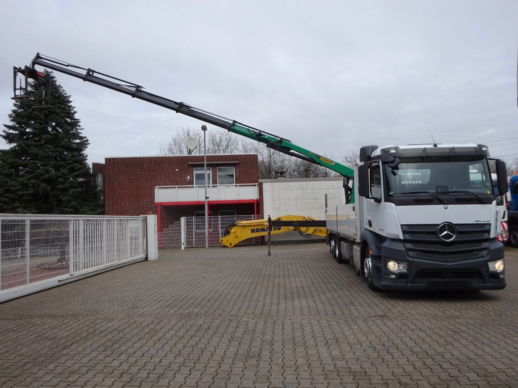 Mercedes-Benz 2543 Antos Baustoff +PK 26001 bis 20 m Auslage - 드롭사이드/ 플랫베드 트럭 : 사진 5 Mercedes-Benz 2543 Antos Baustoff +PK 26001 bis 20 m Auslage - 드롭사이드/ 플랫베드 트럭 : 사진 5