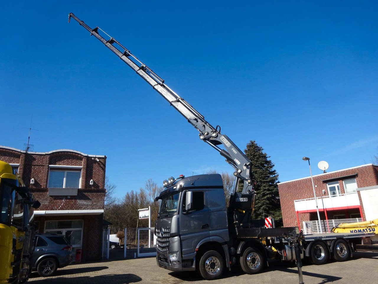Mercedes-Benz 3453 Plattform + Fassi F820 Kran 8x2 Mercedes-Benz 3453 FASSI F820 Kran 8x Hydr. Ausschub - 크레인 트럭, 드롭사이드/ 플랫베드 트럭 : 사진 5 Mercedes-Benz 3453 Plattform + Fassi F820 Kran 8x2 Mercedes-Benz 3453 FASSI F820 Kran 8x Hydr. Ausschub - 크레인 트럭, 드롭사이드/ 플랫베드 트럭 : 사진 5