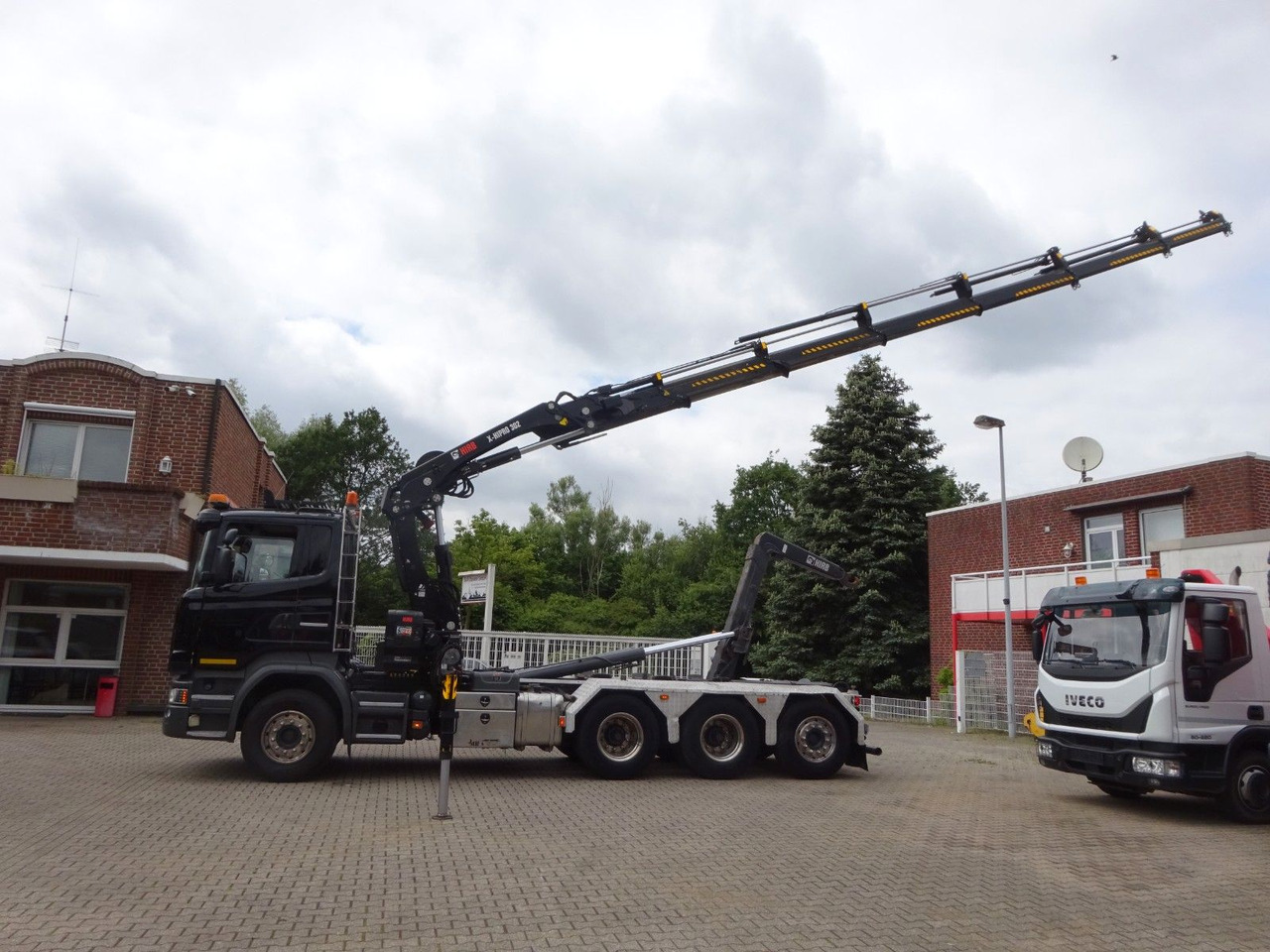 Scania R490 Abroller + HIAB 302E-6 Bj.2021 !Kran TRIDEM Scania R490 Abroller + HIAB 302E-6 Bj.2021 !Kran TRIDEM - 크레인 트럭, 후크 리프트 트럭 : 사진 3 Scania R490 Abroller + HIAB 302E-6 Bj.2021 !Kran TRIDEM Scania R490 Abroller + HIAB 302E-6 Bj.2021 !Kran TRIDEM - 크레인 트럭, 후크 리프트 트럭 : 사진 3