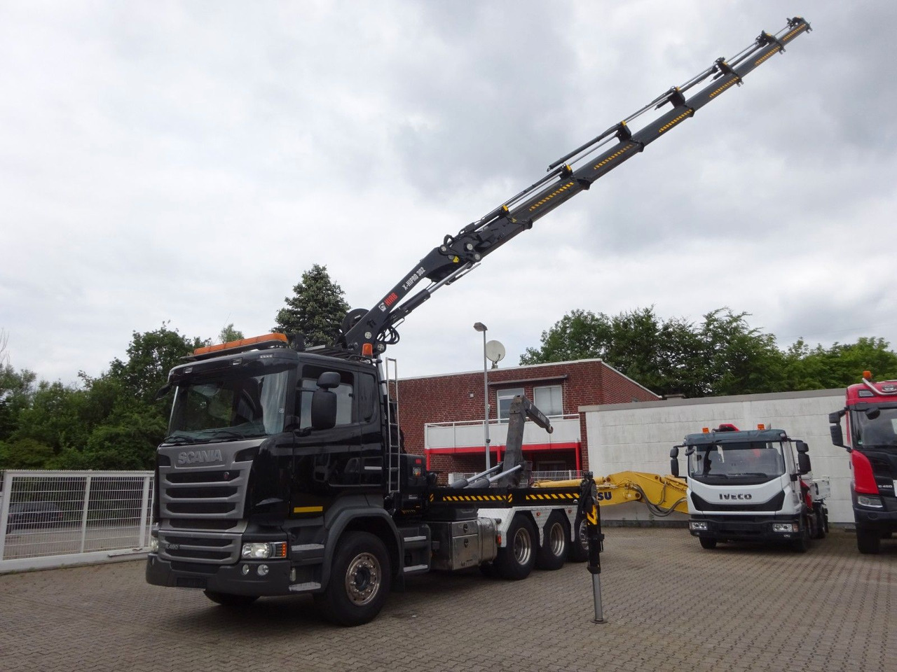 Scania R490 Abroller + HIAB 302E-6 Bj.2021 !Kran TRIDEM Scania R490 Abroller + HIAB 302E-6 Bj.2021 !Kran TRIDEM - 크레인 트럭, 후크 리프트 트럭 : 사진 2 Scania R490 Abroller + HIAB 302E-6 Bj.2021 !Kran TRIDEM Scania R490 Abroller + HIAB 302E-6 Bj.2021 !Kran TRIDEM - 크레인 트럭, 후크 리프트 트럭 : 사진 2
