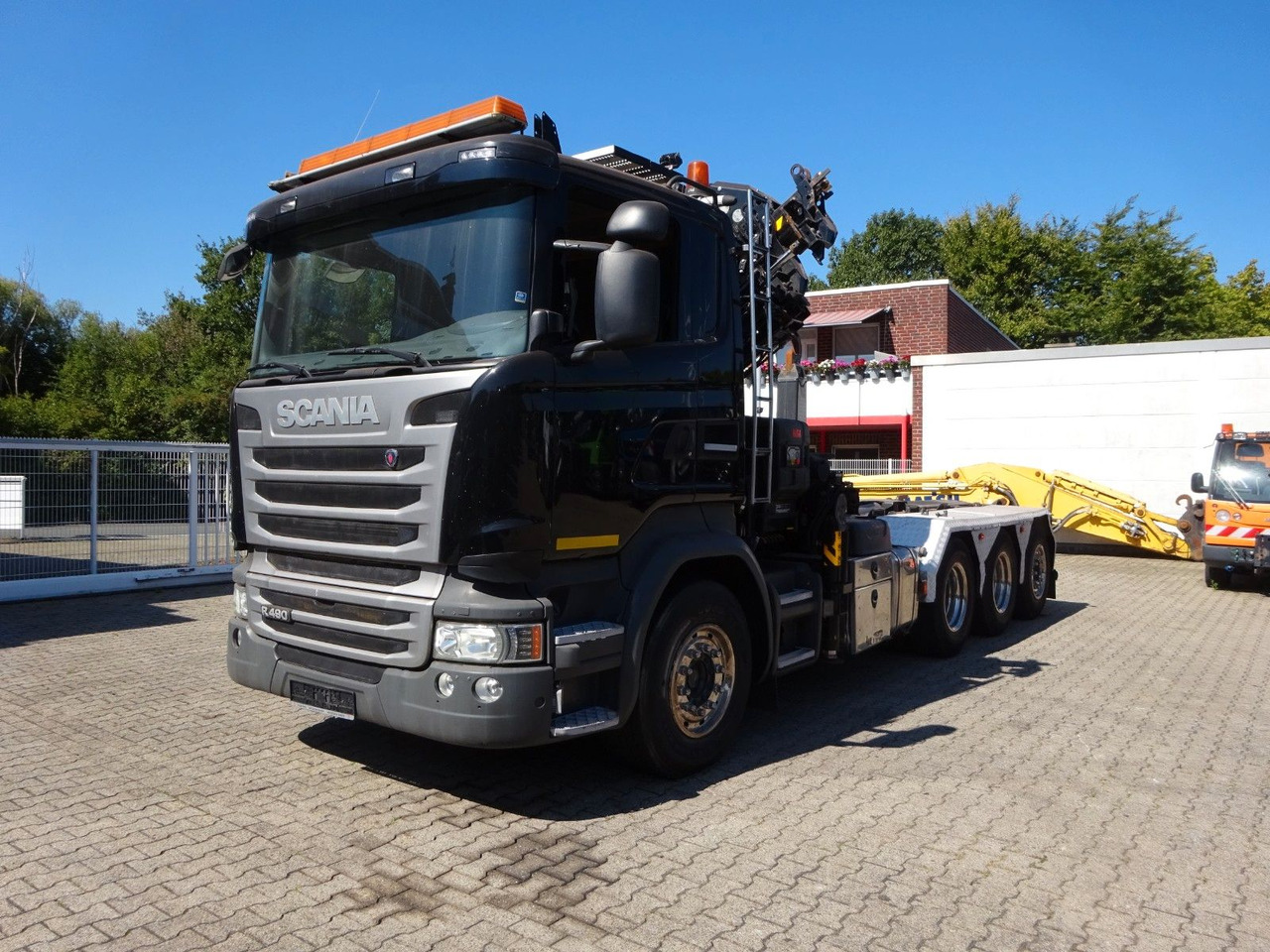 Scania R490 Abroller + HIAB 302E-6 Bj.2021 !Kran TRIDEM Scania R490 Abroller + HIAB 302E-6 Kran *BJ 2021* - 크레인 트럭, 후크 리프트 트럭 : 사진 5 Scania R490 Abroller + HIAB 302E-6 Bj.2021 !Kran TRIDEM Scania R490 Abroller + HIAB 302E-6 Kran *BJ 2021* - 크레인 트럭, 후크 리프트 트럭 : 사진 5