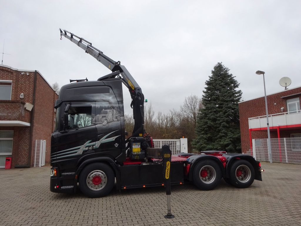 Scania R650 V8 SZM + PK19001SLD Kran - 트랙터 유닛 : 사진 5 Scania R650 V8 SZM + PK19001SLD Kran - 트랙터 유닛 : 사진 5