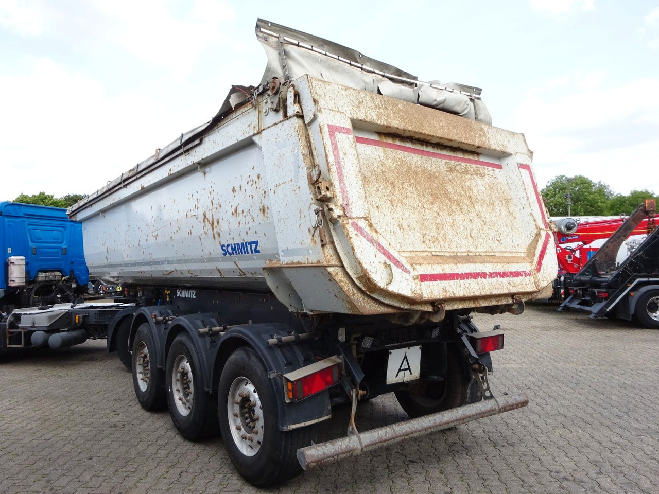 Schmitz Cargobull SGF S3 Kipp Auflieger Mulde mit 3 Achsen - 덤프 세미 트레일러 : 사진 3 Schmitz Cargobull SGF S3 Kipp Auflieger Mulde mit 3 Achsen - 덤프 세미 트레일러 : 사진 3