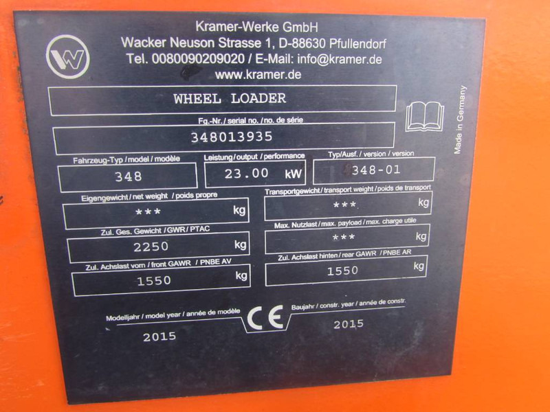 Kramer 5035 Radlader 20.500 EUR - 휠 로더 : 사진 5 Kramer 5035 Radlader 20.500 EUR - 휠 로더 : 사진 5