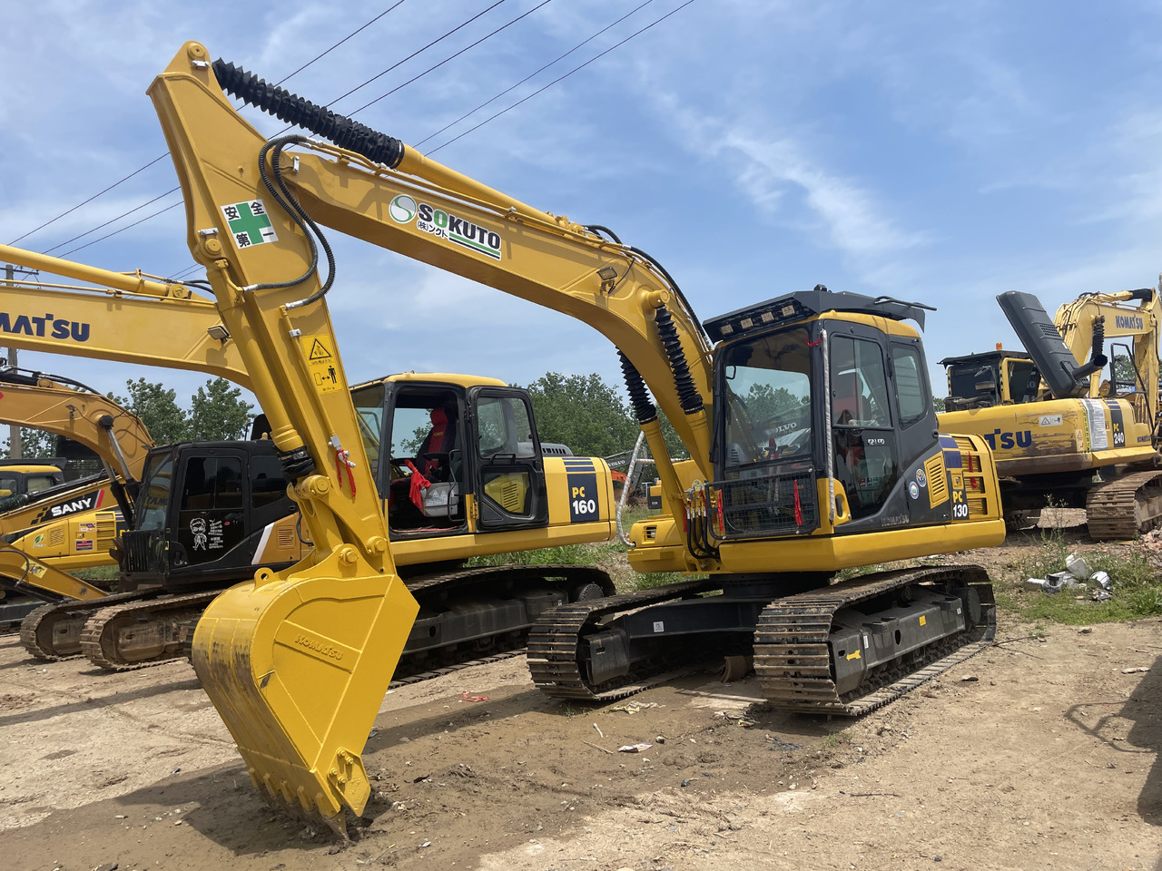 KOMATSU PC 130-7 - 미니 굴삭기 : 사진 3 KOMATSU PC 130-7 - 미니 굴삭기 : 사진 3