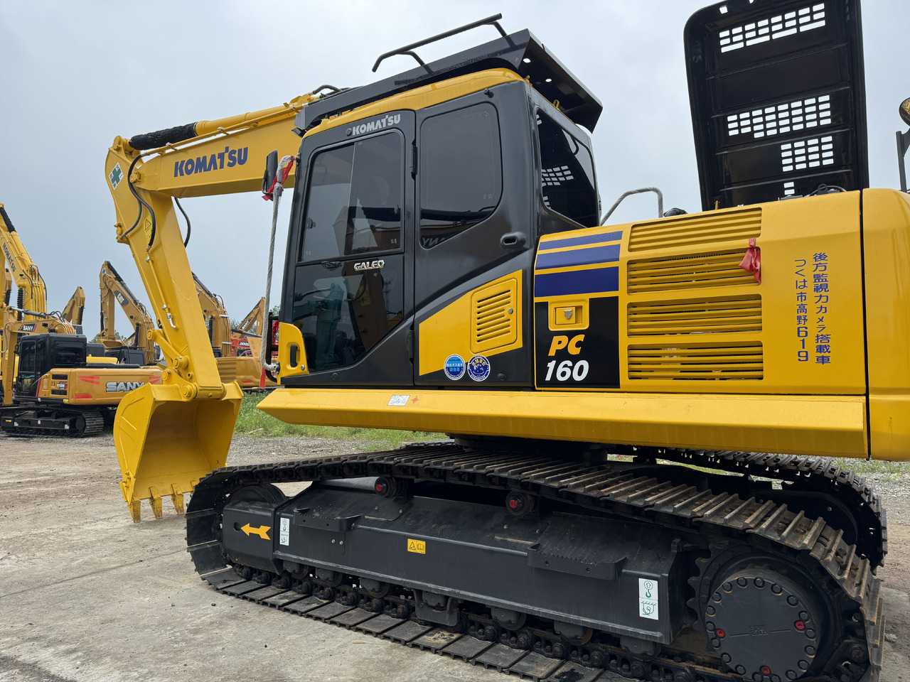 KOMATSU PC160 - 크롤러 굴삭기 : 사진 1 KOMATSU PC160 - 크롤러 굴삭기 : 사진 1