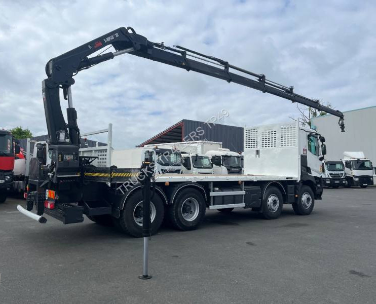 Renault C-Series 430 - 드롭사이드/ 플랫베드 트럭, 크레인 트럭 : 사진 3 Renault C-Series 430 - 드롭사이드/ 플랫베드 트럭, 크레인 트럭 : 사진 3