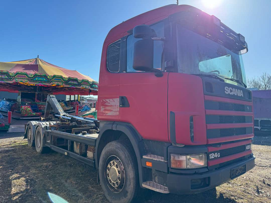 2003 Scania R 124 GB6X2 / Krokløfter - 후크 리프트 트럭 : 사진 3 2003 Scania R 124 GB6X2 / Krokløfter - 후크 리프트 트럭 : 사진 3