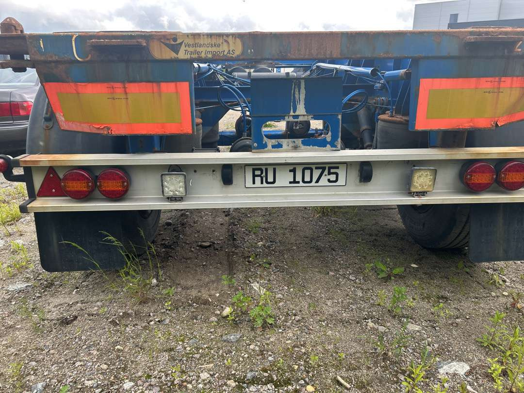 2004 Container henger TURBO`HOET CONTAINERSEMITRAILER EU-godkjent - 컨테이너 운반 장치/ 스와프 보디 세미 트레일러 : 사진 5 2004 Container henger TURBO`HOET CONTAINERSEMITRAILER EU-godkjent - 컨테이너 운반 장치/ 스와프 보디 세미 트레일러 : 사진 5