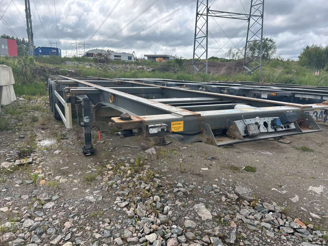 2008 Container henger TRACON CONT SEMI. EU-godkjent - 컨테이너 운반 장치/ 스와프 보디 세미 트레일러 : 사진 2 2008 Container henger TRACON CONT SEMI. EU-godkjent - 컨테이너 운반 장치/ 스와프 보디 세미 트레일러 : 사진 2