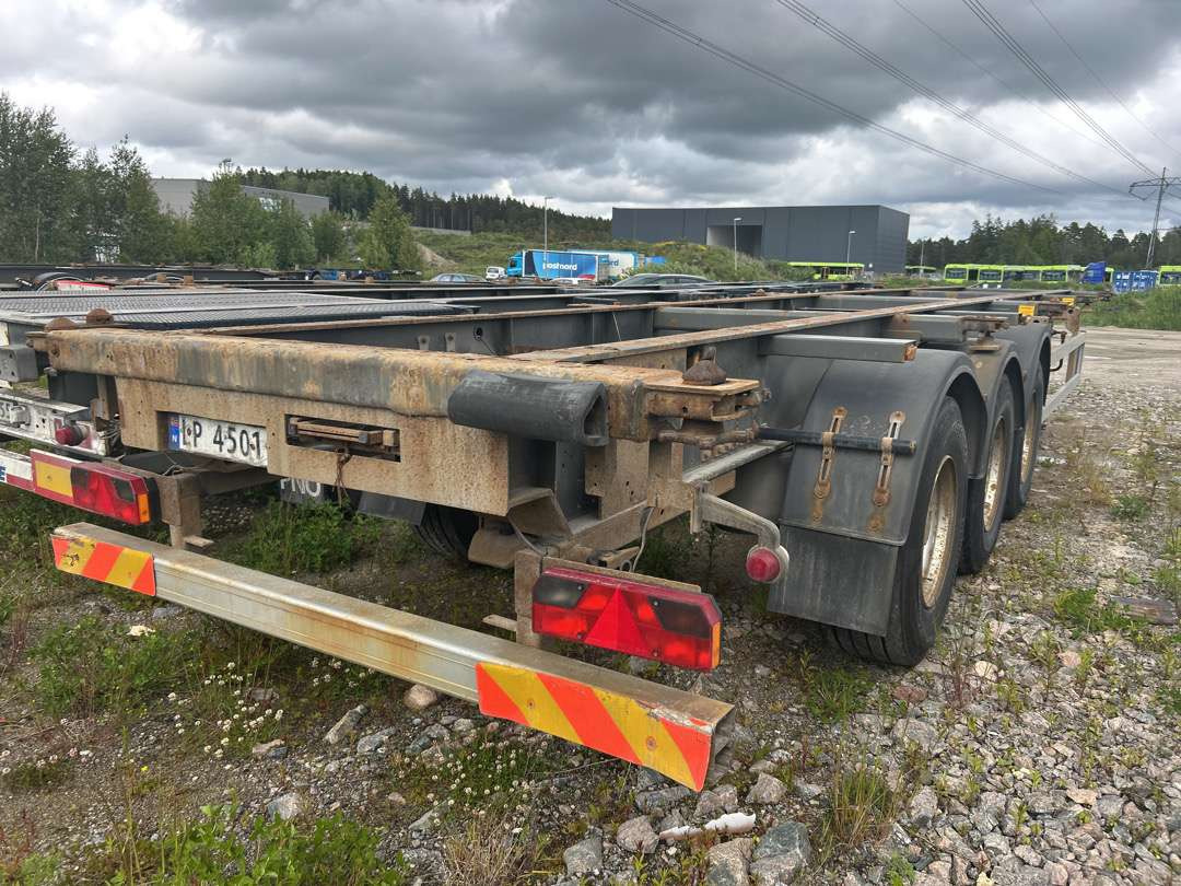 2008 Container henger TRACON CONT SEMI. EU-godkjent - 컨테이너 운반 장치/ 스와프 보디 세미 트레일러 : 사진 3 2008 Container henger TRACON CONT SEMI. EU-godkjent - 컨테이너 운반 장치/ 스와프 보디 세미 트레일러 : 사진 3