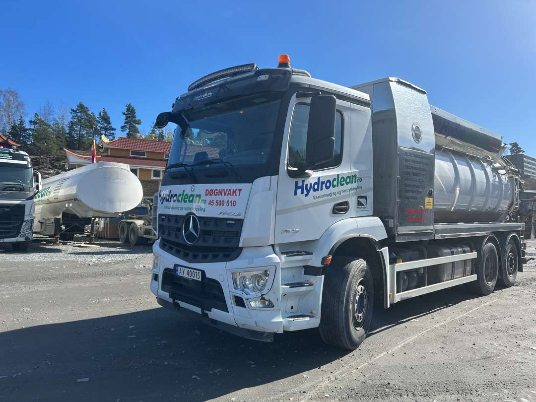 2019 Kombibil MERCEDES-BENZ AROCS 2543 KDIR EU-godkjent Euroklasse 6T - 진공 흡입 트럭 : 사진 1 2019 Kombibil MERCEDES-BENZ AROCS 2543 KDIR EU-godkjent Euroklasse 6T - 진공 흡입 트럭 : 사진 1