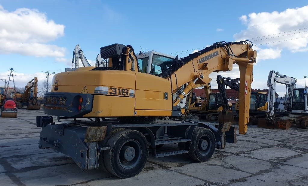 Liebherr A 316 Litronic - 폐기물/ 산업 처리기 : 사진 4 Liebherr A 316 Litronic - 폐기물/ 산업 처리기 : 사진 4