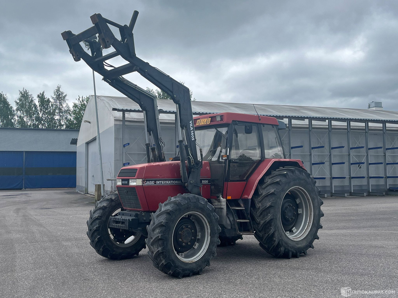 Case IH MAXXUM 5130, traktori kuormaajalla, 1992, Salo - 농업용 기계 : 사진 1 Case IH MAXXUM 5130, traktori kuormaajalla, 1992, Salo - 농업용 기계 : 사진 1