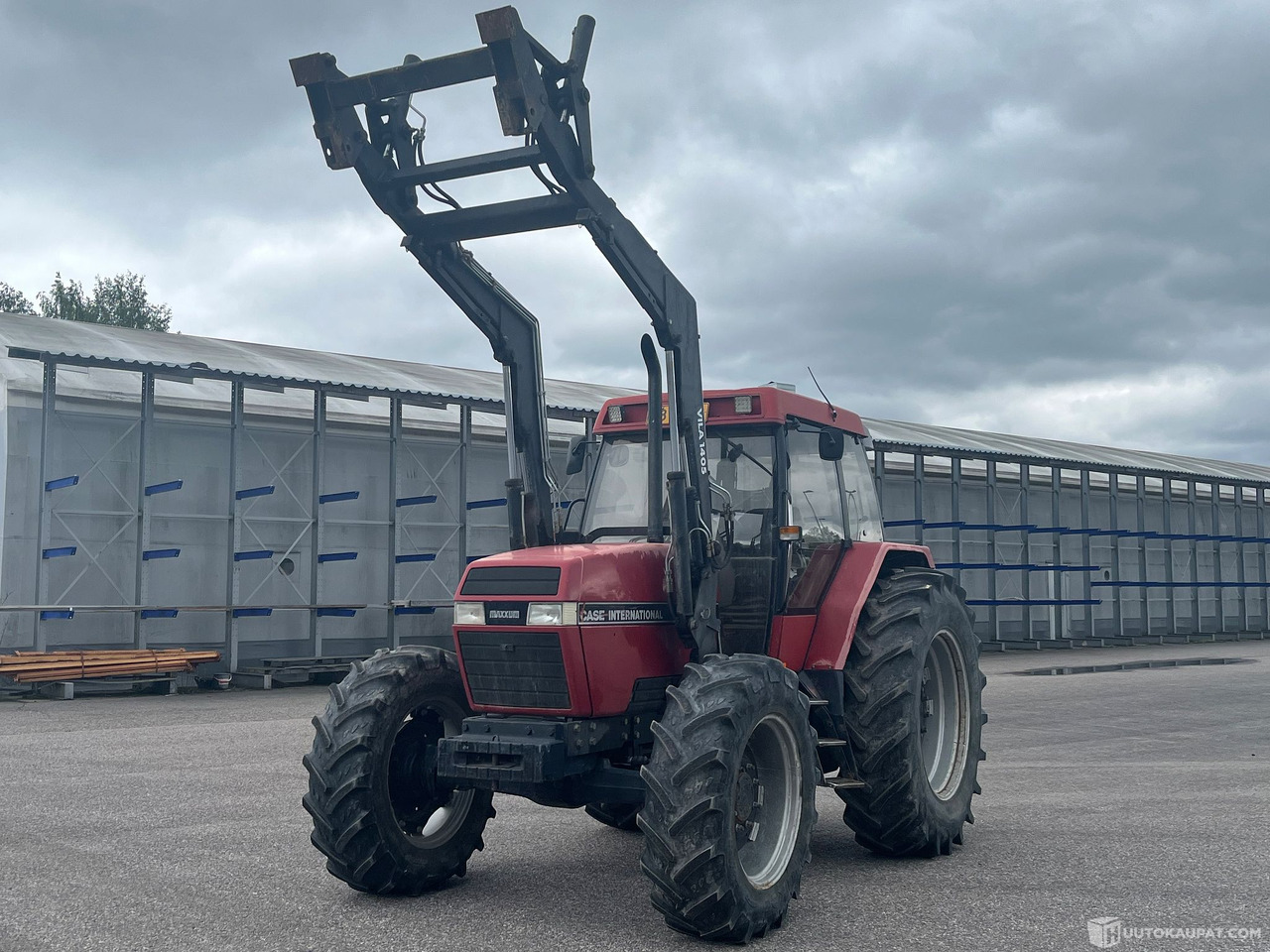 Case IH MAXXUM 5130, traktori kuormaajalla, 1992, Salo - 농업용 기계 : 사진 2 Case IH MAXXUM 5130, traktori kuormaajalla, 1992, Salo - 농업용 기계 : 사진 2