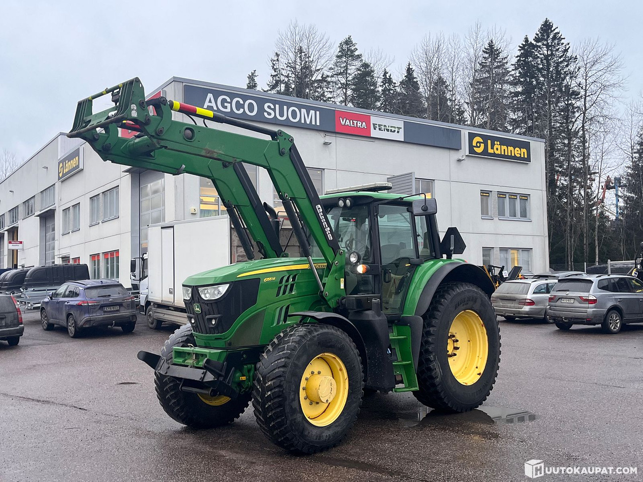 John Deere 6155M AutoQuad+ tractor with loader, 2018, Espoo - 장궤형 트랙터 : 사진 1 John Deere 6155M AutoQuad+ tractor with loader, 2018, Espoo - 장궤형 트랙터 : 사진 1