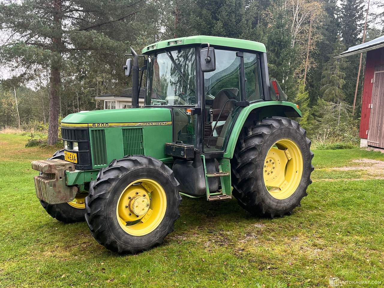 John Deere 6200-M-4X4/240, traktori, 1997, Salo - 농업용 기계 : 사진 2 John Deere 6200-M-4X4/240, traktori, 1997, Salo - 농업용 기계 : 사진 2