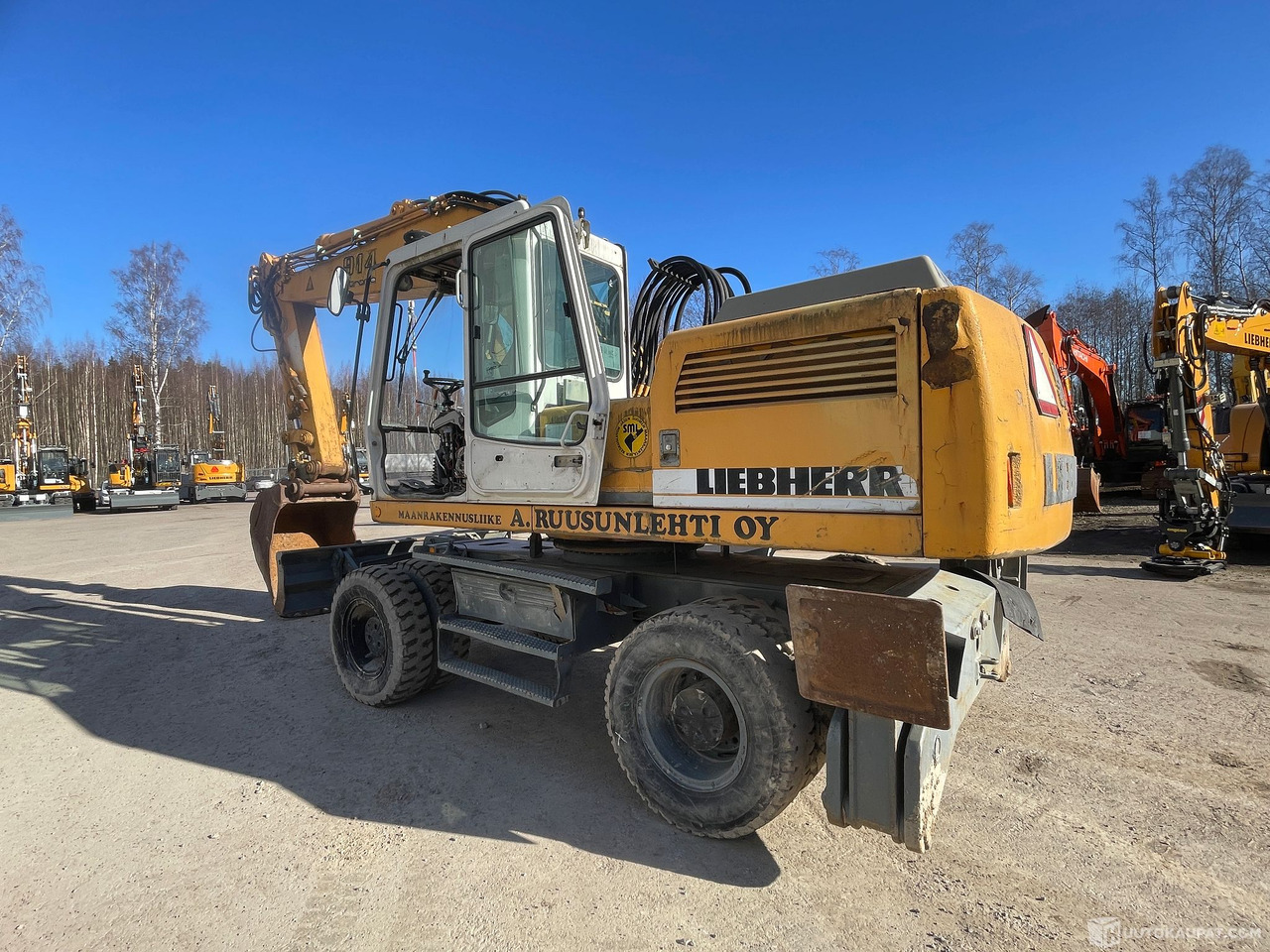 Liebherr A 914, 1998 Kaivinkone, Tuusula - 휠 굴삭기 : 사진 3 Liebherr A 914, 1998 Kaivinkone, Tuusula - 휠 굴삭기 : 사진 3
