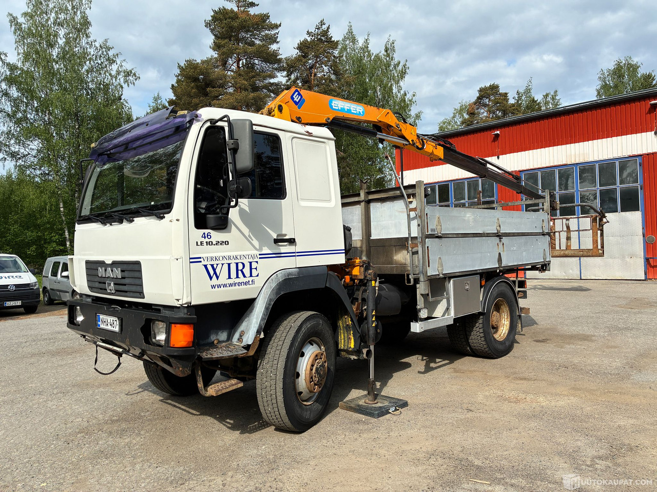 MAN 10.220, 2006 Kuorma-auto 4x4 + Effer 75 nosturi ja henkilönnostokori, Hattula - 트럭 : 사진 4 MAN 10.220, 2006 Kuorma-auto 4x4 + Effer 75 nosturi ja henkilönnostokori, Hattula - 트럭 : 사진 4