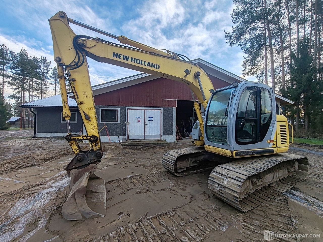 New Holland-Kobelco E135SR kaivinkone, 2006, Pedersöre - 크롤러 굴삭기 : 사진 4 New Holland-Kobelco E135SR kaivinkone, 2006, Pedersöre - 크롤러 굴삭기 : 사진 4