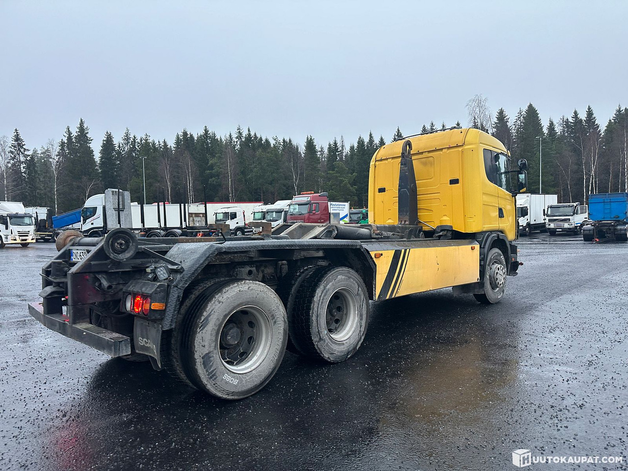 Scania 124, 1996, Pirkkala - 후크 리프트 트럭 : 사진 4 Scania 124, 1996, Pirkkala - 후크 리프트 트럭 : 사진 4
