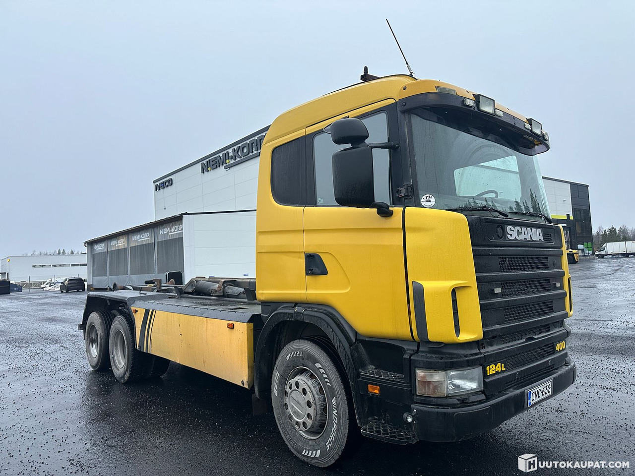 Scania 124, 1996, Pirkkala - 후크 리프트 트럭 : 사진 3 Scania 124, 1996, Pirkkala - 후크 리프트 트럭 : 사진 3