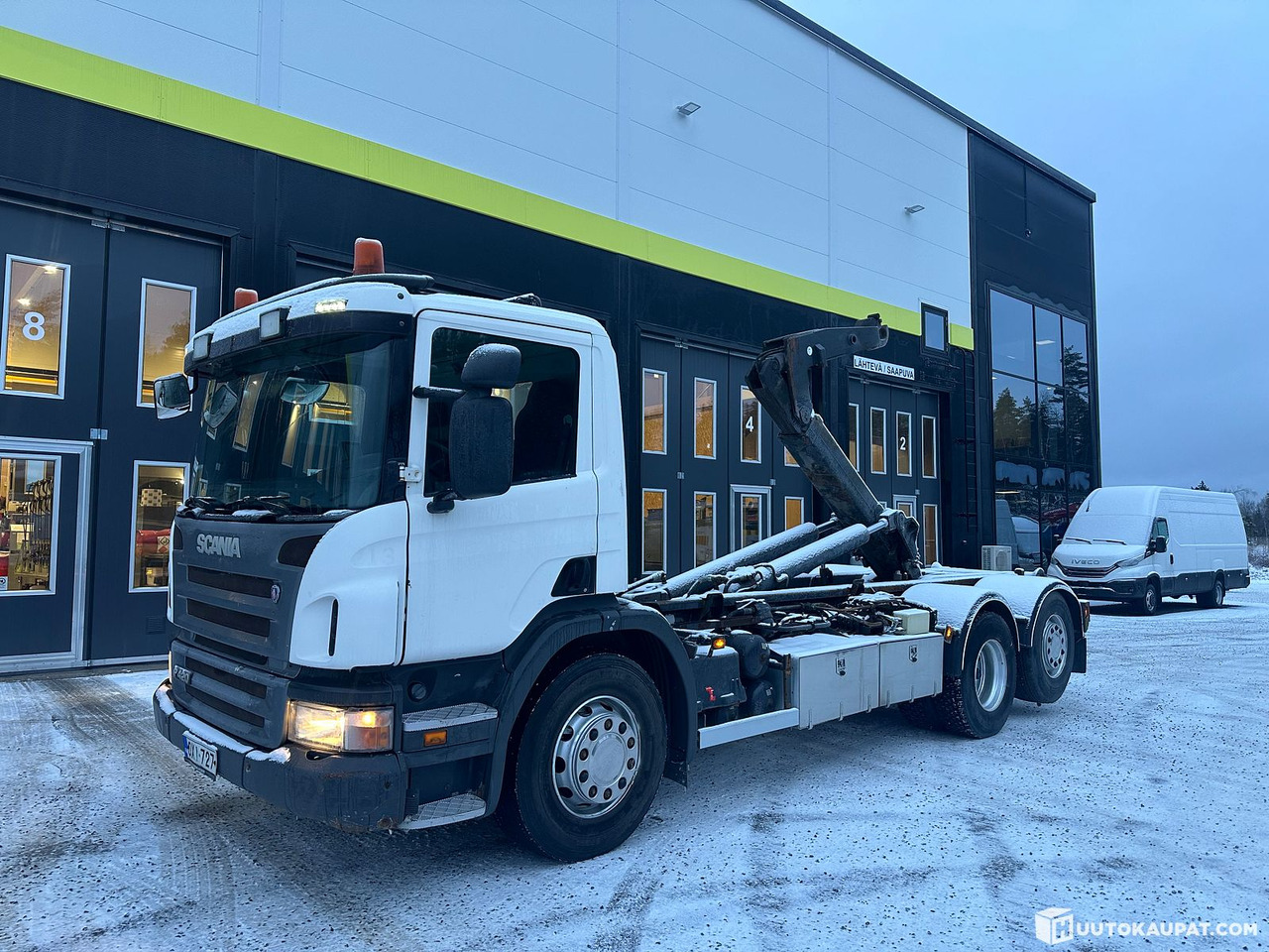Scania P420, 2006, 1,180,000 km, Pirkkala - 후크 리프트 트럭 : 사진 1 Scania P420, 2006, 1,180,000 km, Pirkkala - 후크 리프트 트럭 : 사진 1
