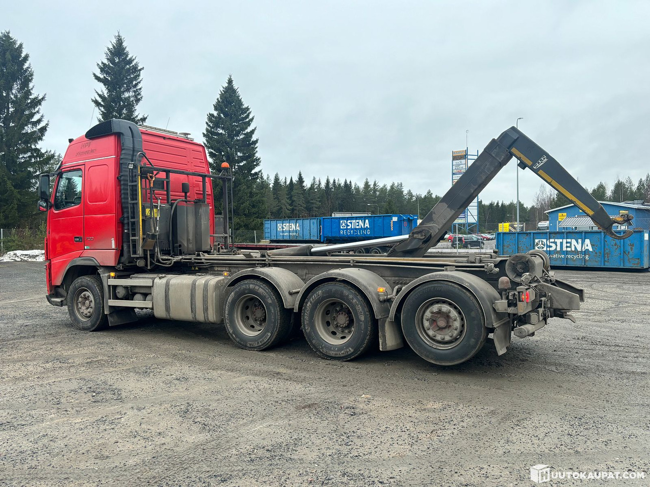 Volvo FH16 hooklift truck. 2010, Kalajoki - 후크 리프트 트럭 : 사진 2 Volvo FH16 hooklift truck. 2010, Kalajoki - 후크 리프트 트럭 : 사진 2