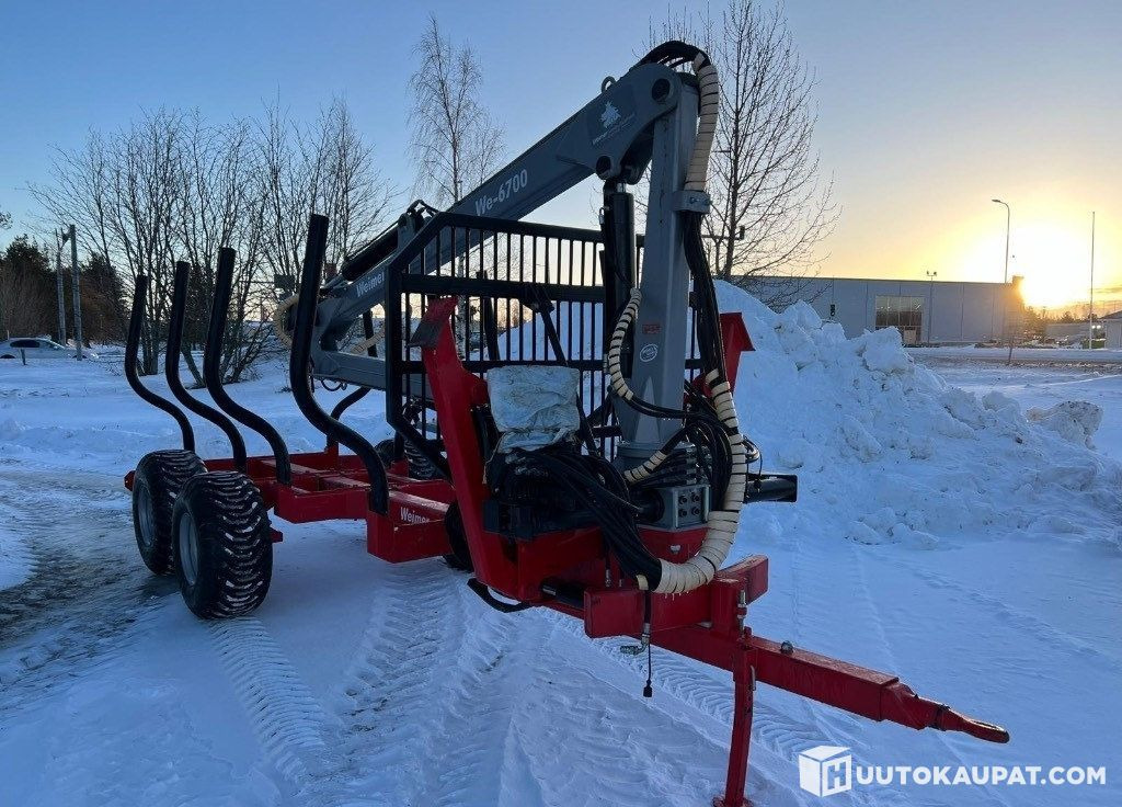 임업용 트레일러 Weimer WE 6700 WE 10 forestry trailer package, 2016, Ylivieska : 사진 6 임업용 트레일러 Weimer WE 6700 WE 10 forestry trailer package, 2016, Ylivieska : 사진 6