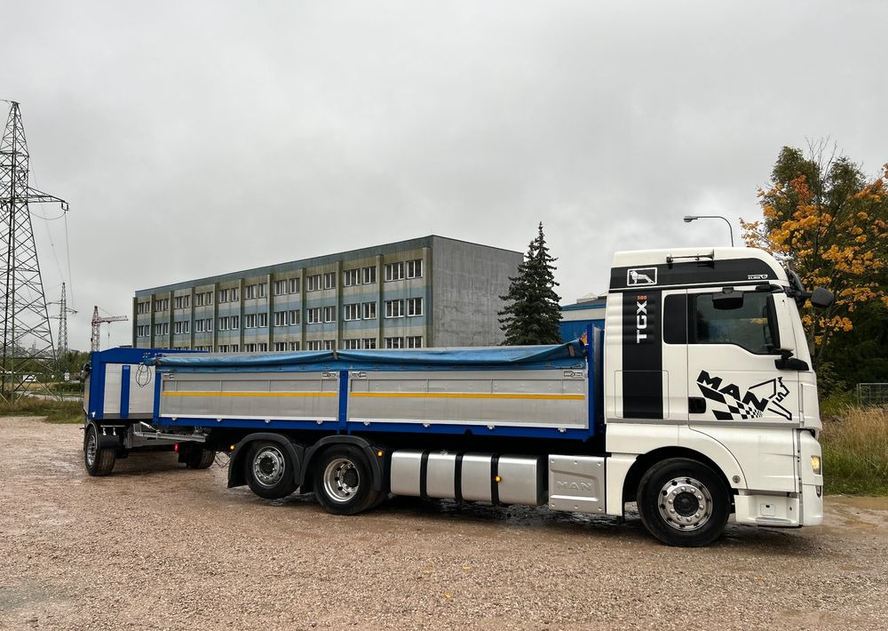 MAN TGX Tandem 1m burty TOP KOMPLET / ALUFELGI / zarejestrowany gotowy do pracy / przyczepa 18t / FULL OPCJA / 26.420 26.460 26.500 26.400 26.440 26.480 26.510 460 500 - 기타 기계 : 사진 2 MAN TGX Tandem 1m burty TOP KOMPLET / ALUFELGI / zarejestrowany gotowy do pracy / przyczepa 18t / FULL OPCJA / 26.420 26.460 26.500 26.400 26.440 26.480 26.510 460 500 - 기타 기계 : 사진 2